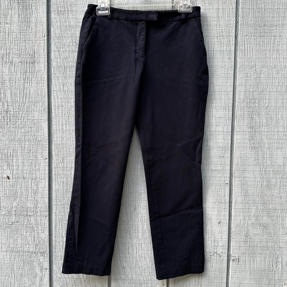 Reiss Women's Cropped Pants US 6 UK 10 EU 38 Dark Blue/Black Career‎ Casual